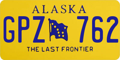 AK license plate GPZ762