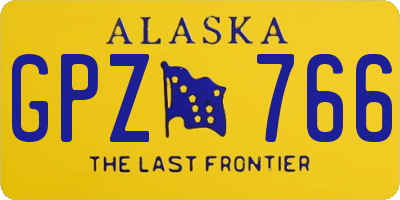 AK license plate GPZ766