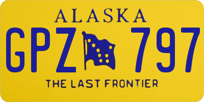 AK license plate GPZ797
