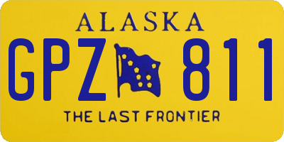 AK license plate GPZ811