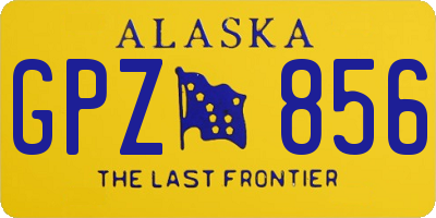 AK license plate GPZ856