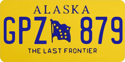 AK license plate GPZ879