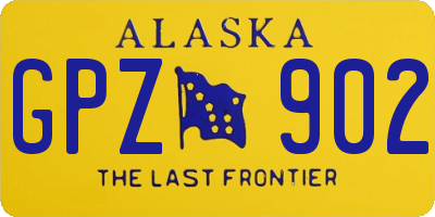 AK license plate GPZ902