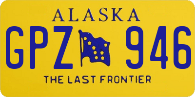 AK license plate GPZ946