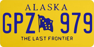 AK license plate GPZ979