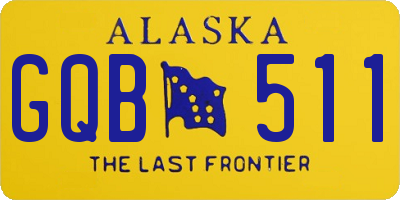 AK license plate GQB511