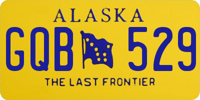 AK license plate GQB529