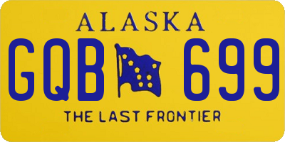 AK license plate GQB699