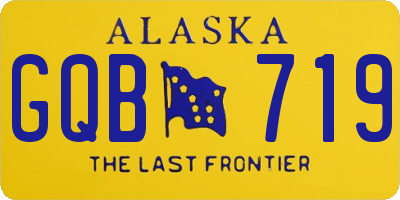 AK license plate GQB719