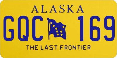 AK license plate GQC169