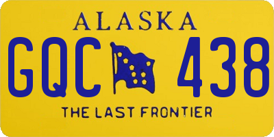 AK license plate GQC438