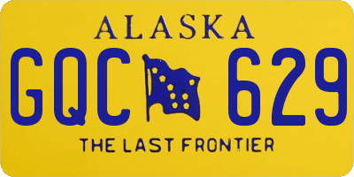 AK license plate GQC629
