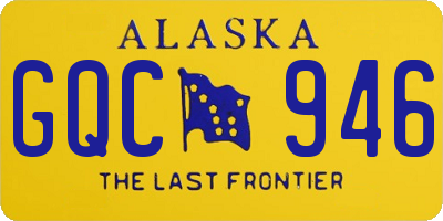 AK license plate GQC946