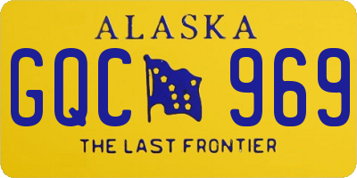 AK license plate GQC969