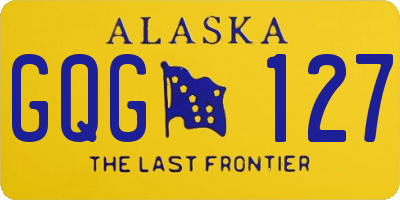 AK license plate GQG127