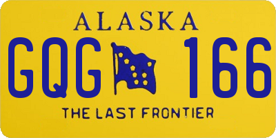 AK license plate GQG166