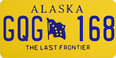 AK license plate GQG168