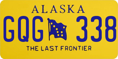 AK license plate GQG338