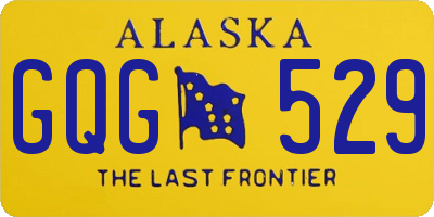 AK license plate GQG529