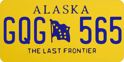AK license plate GQG565