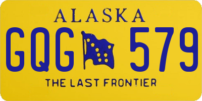 AK license plate GQG579