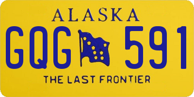 AK license plate GQG591