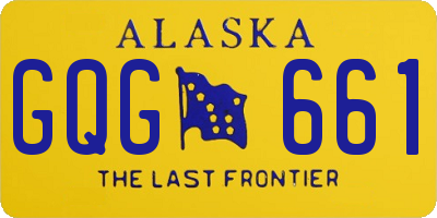 AK license plate GQG661