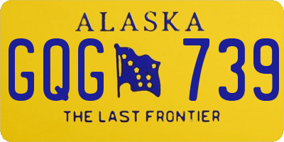 AK license plate GQG739