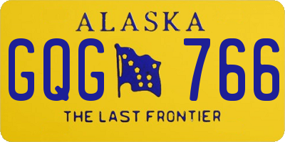 AK license plate GQG766