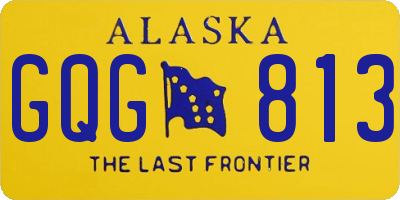 AK license plate GQG813