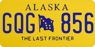 AK license plate GQG856