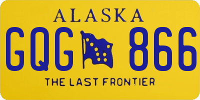 AK license plate GQG866