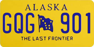 AK license plate GQG901