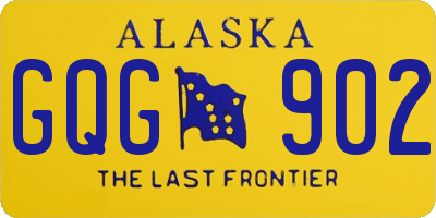 AK license plate GQG902