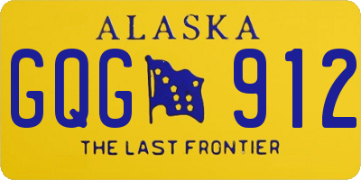 AK license plate GQG912
