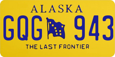 AK license plate GQG943
