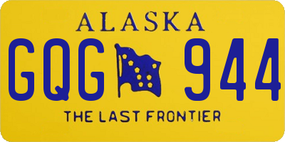 AK license plate GQG944