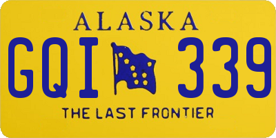 AK license plate GQI339