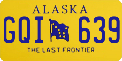 AK license plate GQI639