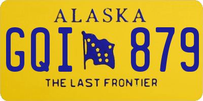 AK license plate GQI879