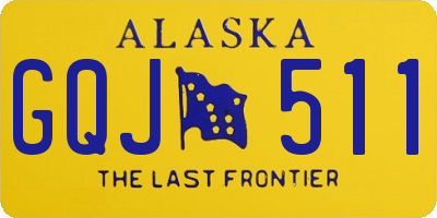 AK license plate GQJ511