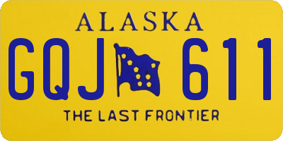 AK license plate GQJ611