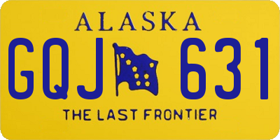 AK license plate GQJ631