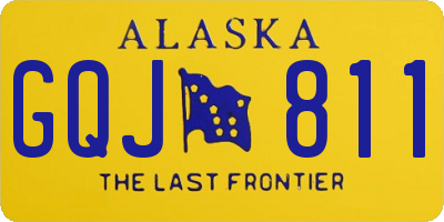 AK license plate GQJ811
