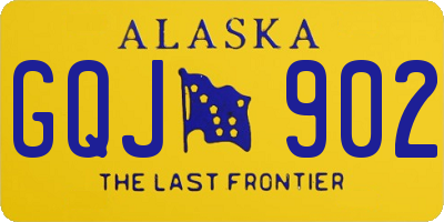 AK license plate GQJ902