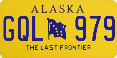 AK license plate GQL979