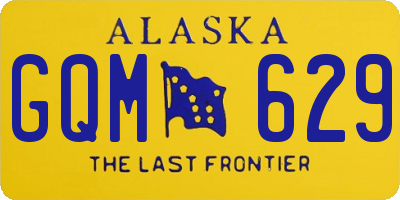 AK license plate GQM629