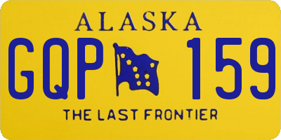 AK license plate GQP159