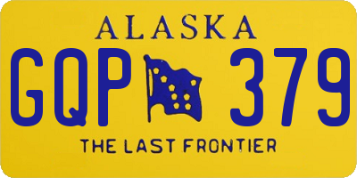AK license plate GQP379