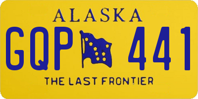 AK license plate GQP441